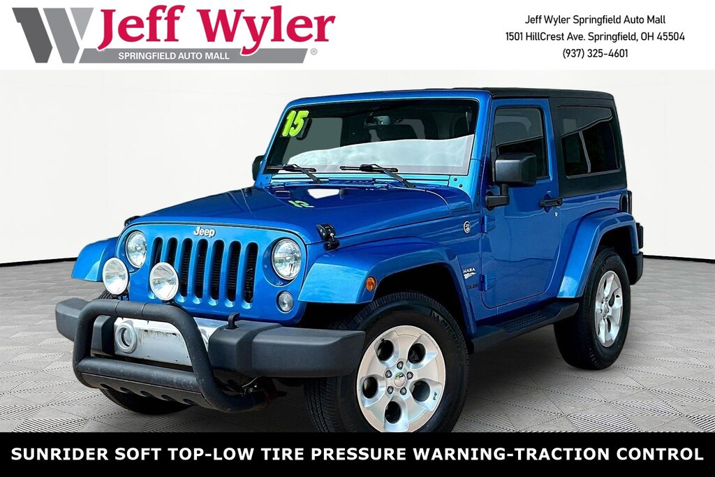 Used 2015 Jeep Wrangler 4WD 2dr Sahara SUV