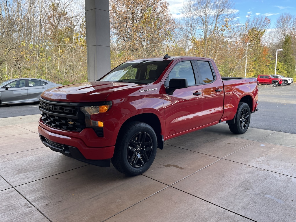 Used 2024 Chevrolet Silverado 1500 4WD Double Cab 147 Custom Truck Double Cab