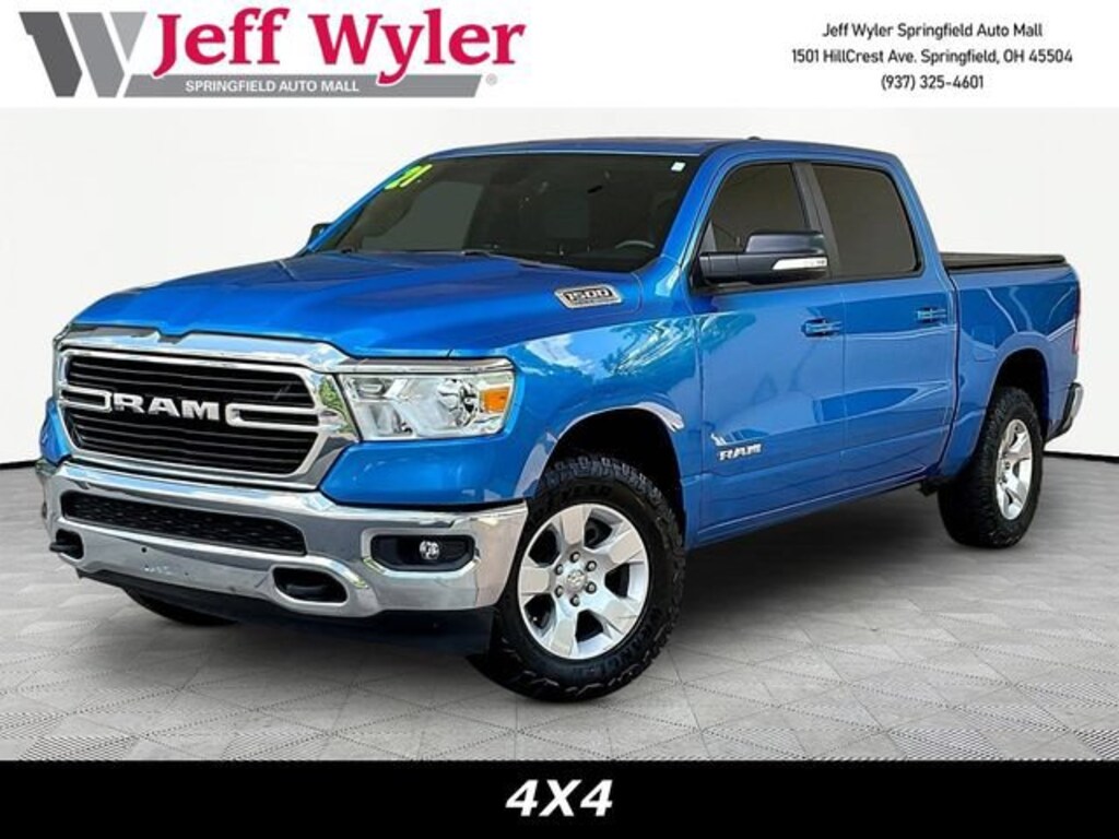 Used 2021 Ram 1500 Big Horn 4x4 Crew Cab 57 Box Truck