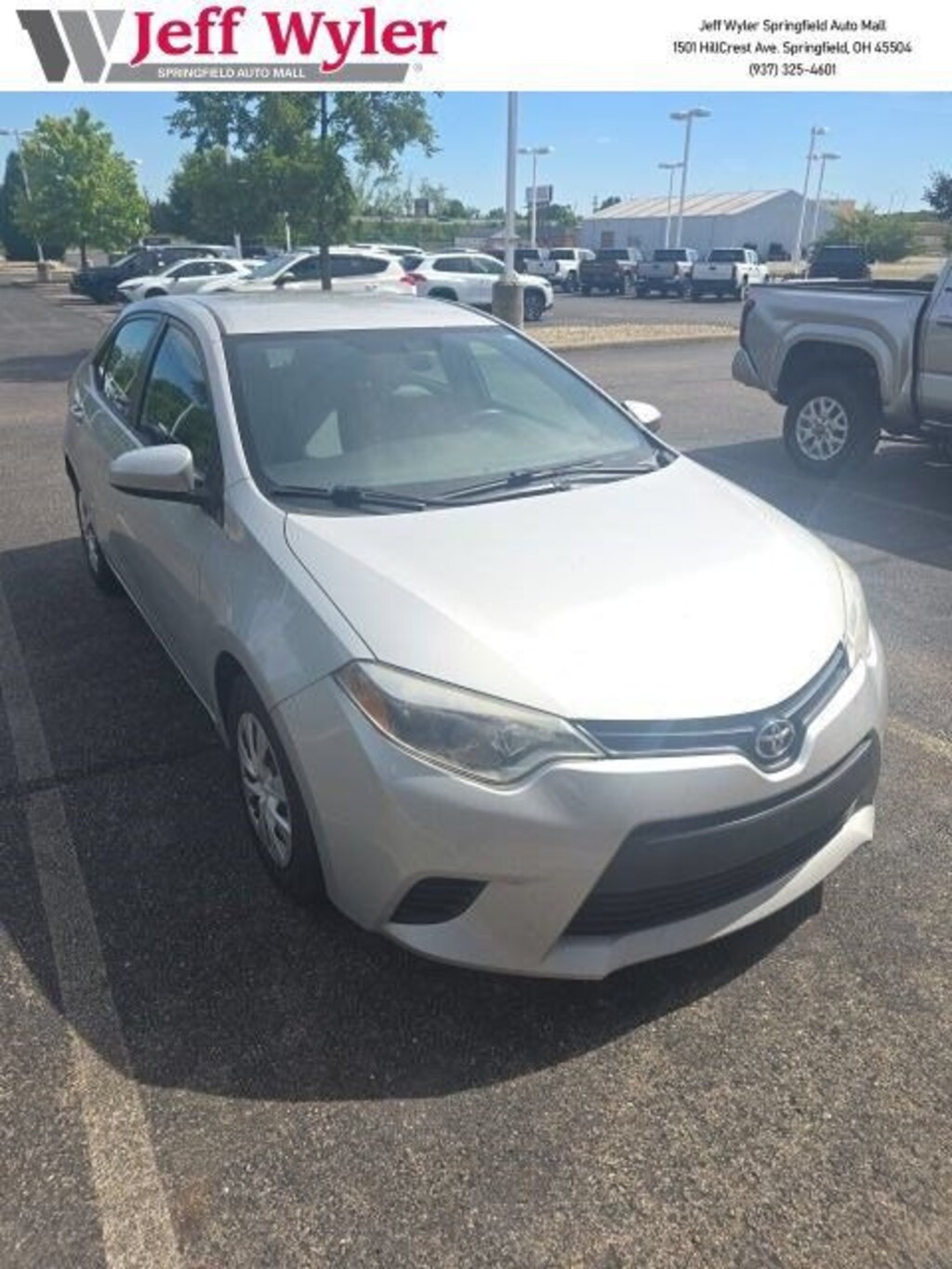 Used 2015 Toyota Corolla 4dr Sdn Auto L Sedan