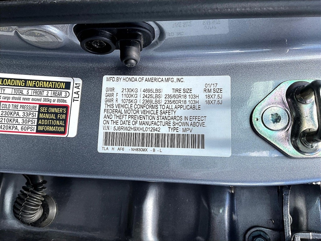 Used 2017 Honda CR-V Touring AWD SUV