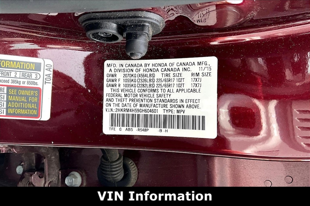 Used 2016 Honda CR-V EX AWD SUV
