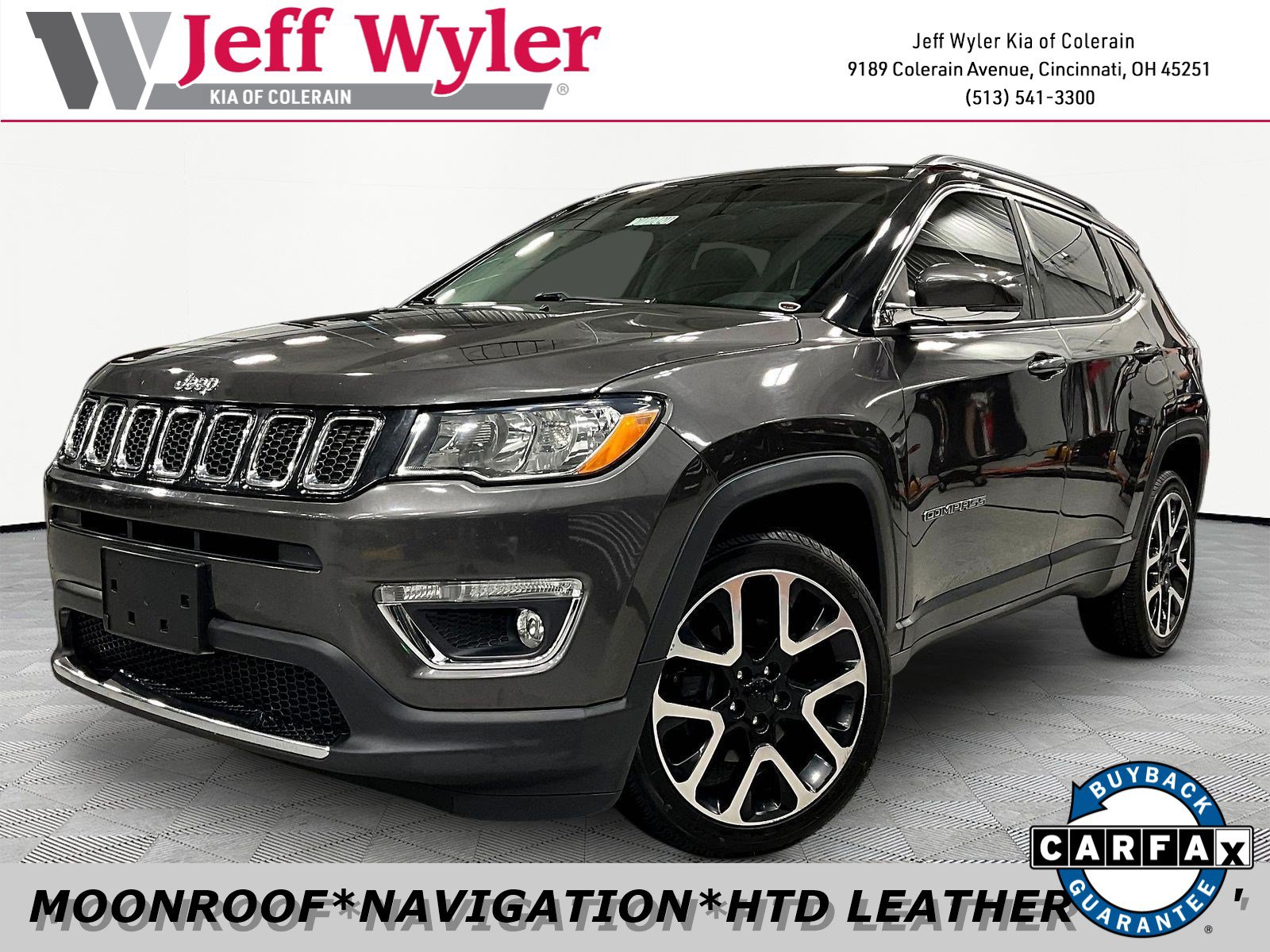 Used 2018 Jeep Compass Limited with VIN 3C4NJDCB9JT199612 for sale in Fairfield, OH