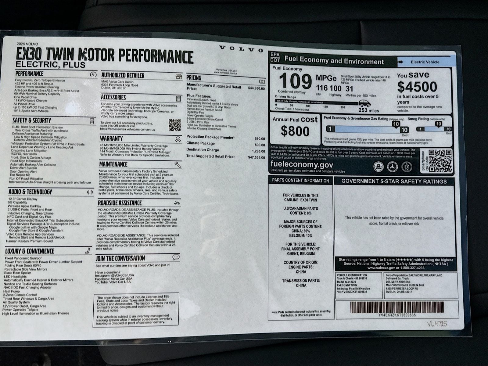 2026 Volvo EX30 Plus - Photo 47
