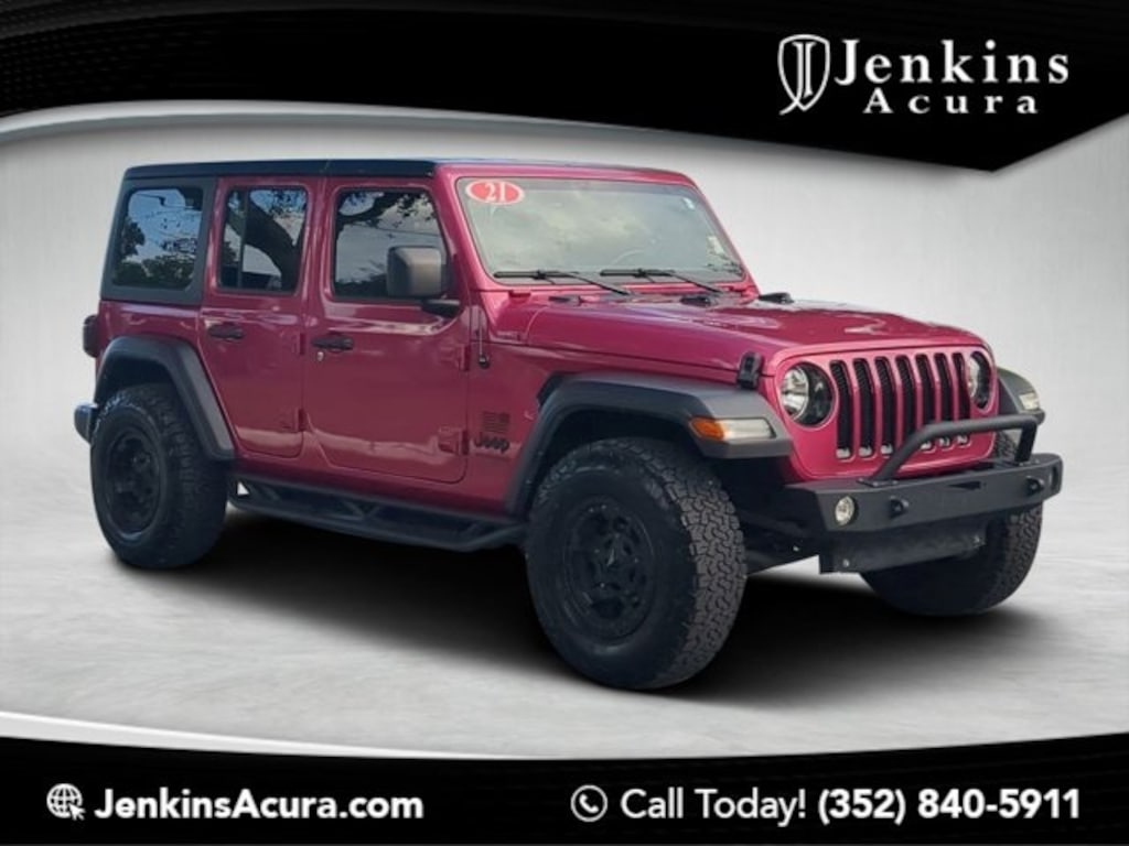Used 2021 Jeep Wrangler Unlimited Sport SUV
