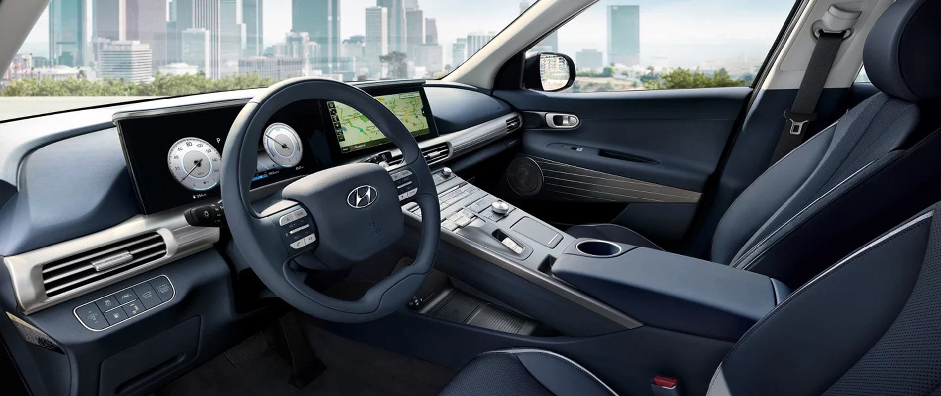 New & Pre-Owned Hyundai Vehicles for Sale in Ocala, FL 2025 Hyundai Nexo Interior with City