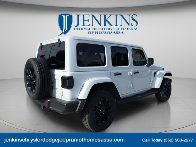 Used 2024 Jeep Wrangler 4xe Sahara 4XE with VIN 1C4RJXP6XRW211823 for sale in Homosassa, FL