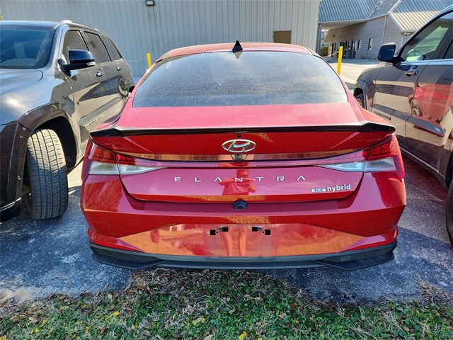 2023 Hyundai Elantra Hybrid Blue photo 4