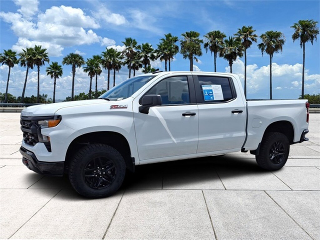 Used 2024 Chevrolet Silverado 1500 Custom Trail Boss Truck Crew Cab