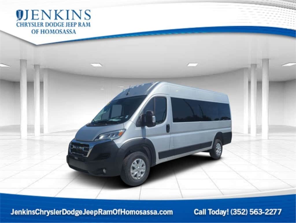 New 2025 Ram ProMaster PROMASTER 3500 SLT+ WINDOW VAN HIGH ROOF 159' WB E Cargo Van