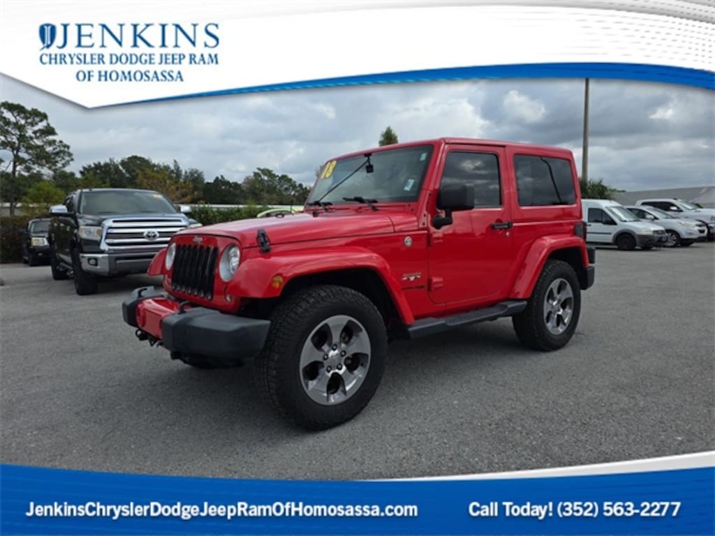 Used 2018 Jeep Wrangler JK Sahara 4x4 SUV