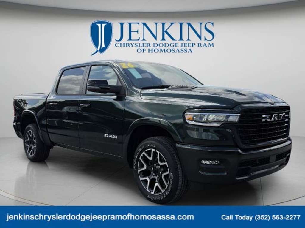New 2026 Ram 1500 LARAMIE CREW CAB 4X4 5'7 BOX Pickup