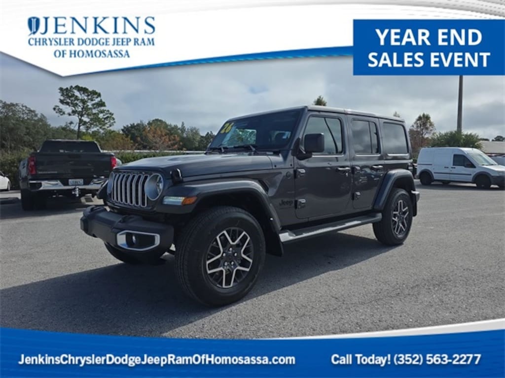 New 2026 Jeep Wrangler 4-DOOR SAHARA Sport Utility
