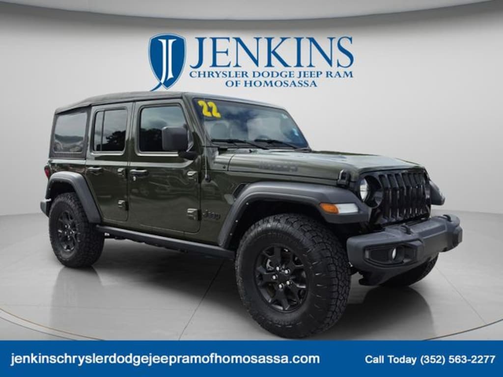 Used 2022 Jeep Wrangler Unlimited Sport SUV