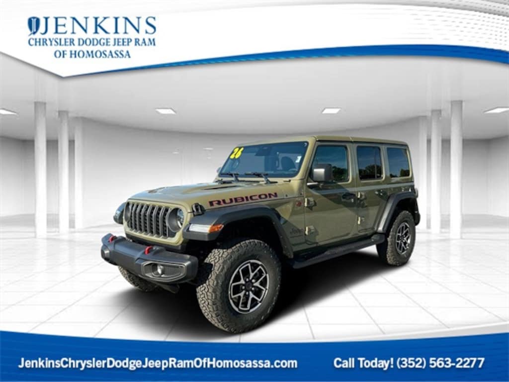 New 2026 Jeep Wrangler 4-DOOR RUBICON Sport Utility