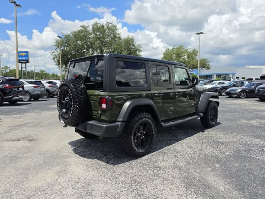 Used 2021 Jeep Wrangler Unlimited Willys 4x4 SUV