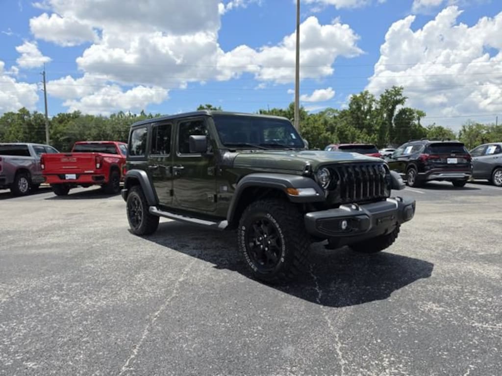 Used 2021 Jeep Wrangler Unlimited Willys 4x4 SUV