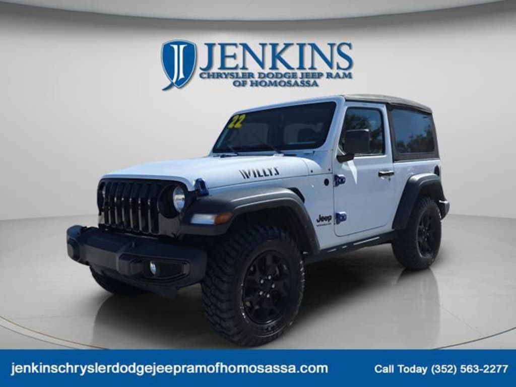 Used 2022 Jeep Wrangler Willys Sport 4x4 SUV