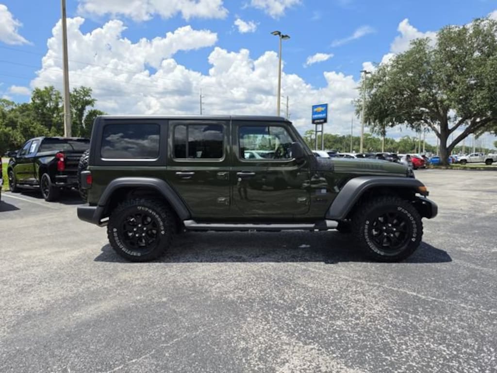 Used 2021 Jeep Wrangler Unlimited Willys 4x4 SUV