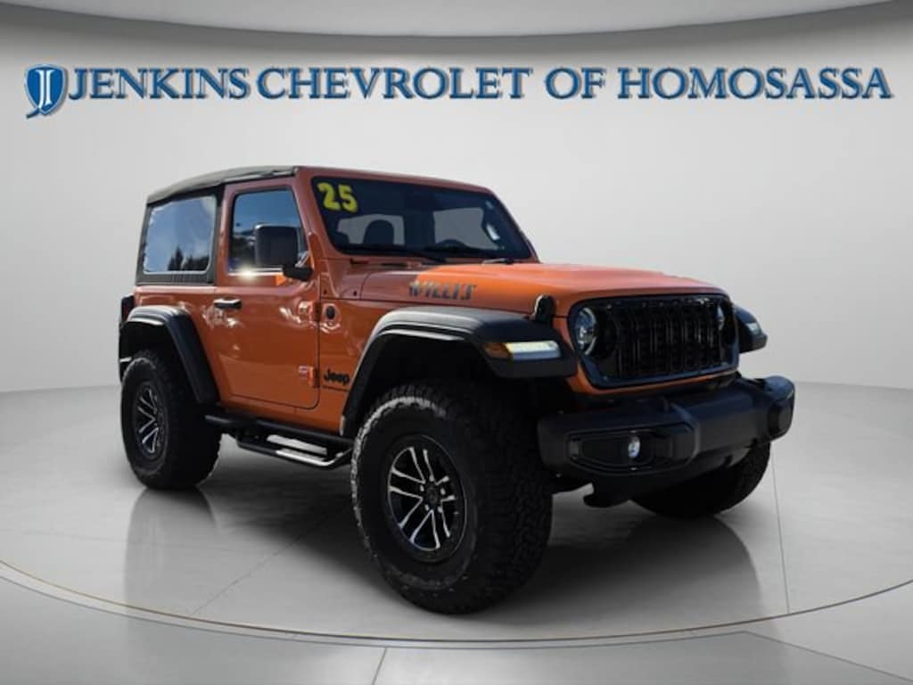 Used 2025 Jeep Wrangler 2-Door Willys 4x4 SUV