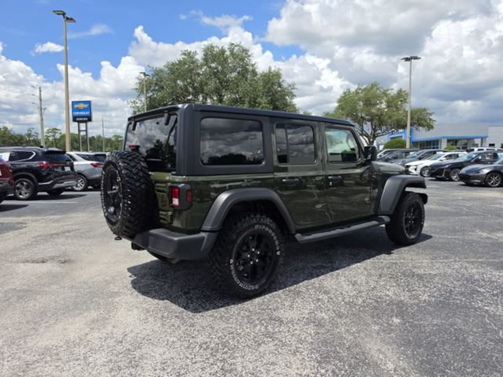 Used 2021 Jeep Wrangler Unlimited Willys 4x4 SUV