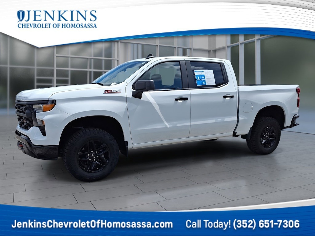 Used 2024 Chevrolet Silverado 1500 Custom Trail Boss Truck Crew Cab