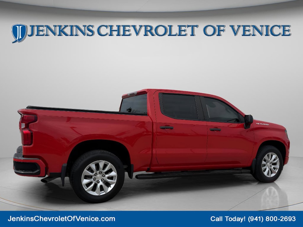 Certified 2022 Chevrolet Silverado 1500 Custom Truck Crew Cab