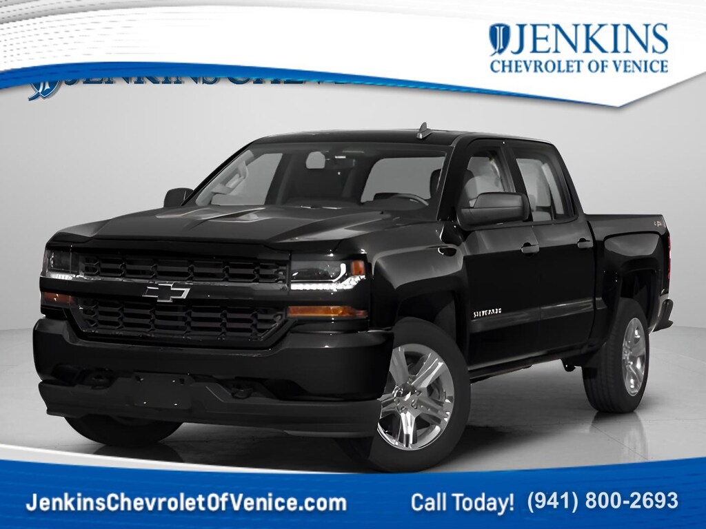Used 2018 Chevrolet Silverado 1500 Silverado Custom Truck Crew Cab