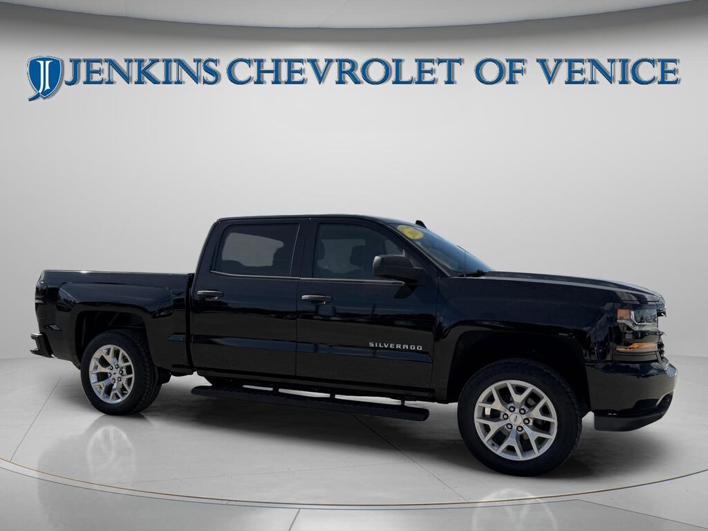 Used 2018 Chevrolet Silverado 1500 Silverado Custom Truck Crew Cab