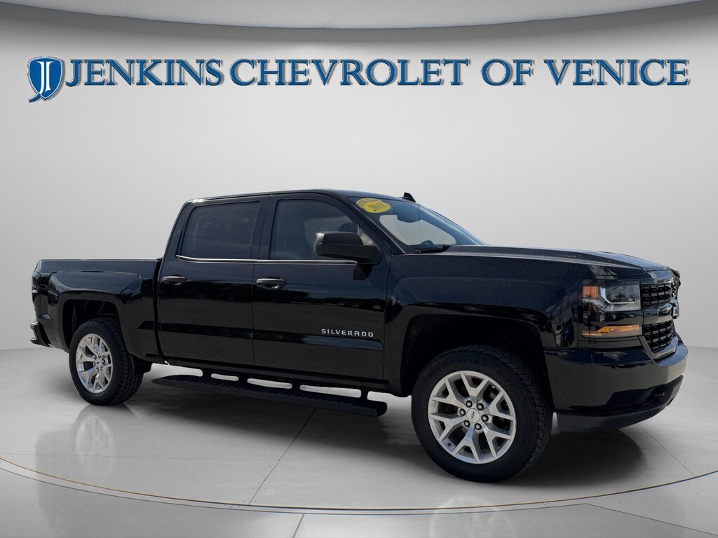 Used 2018 Chevrolet Silverado 1500 Silverado Custom Truck Crew Cab