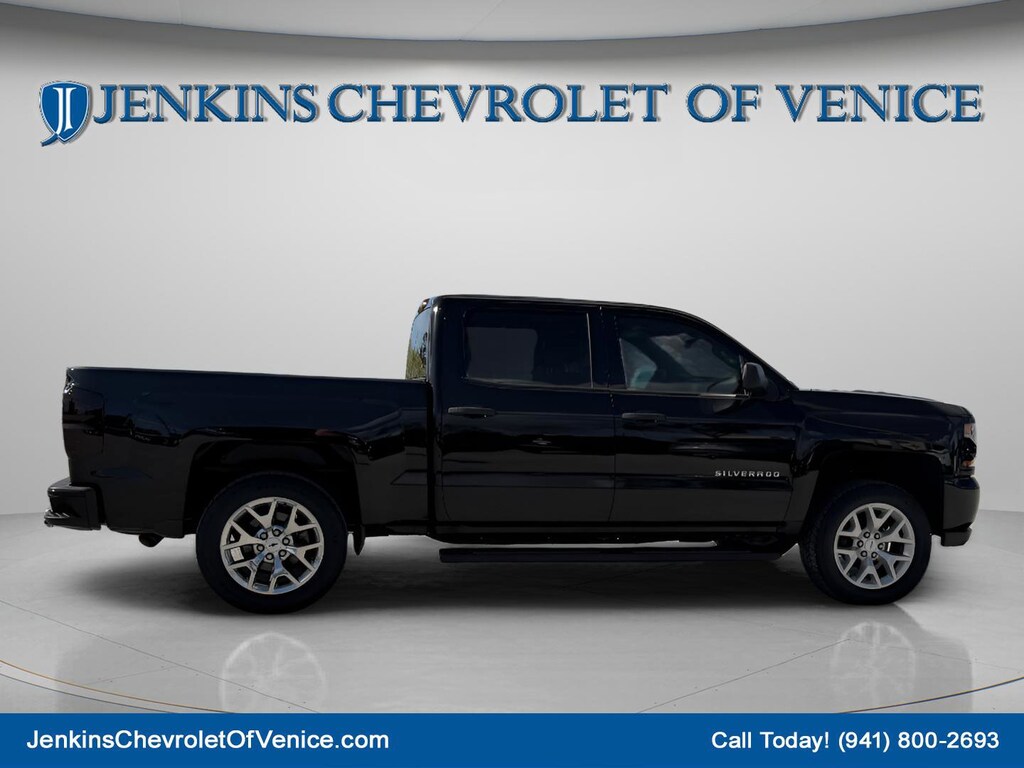 Used 2018 Chevrolet Silverado 1500 Silverado Custom Truck Crew Cab