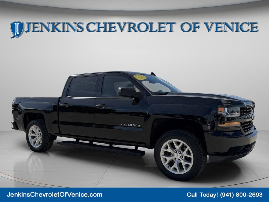 Used 2018 Chevrolet Silverado 1500 Silverado Custom Truck Crew Cab