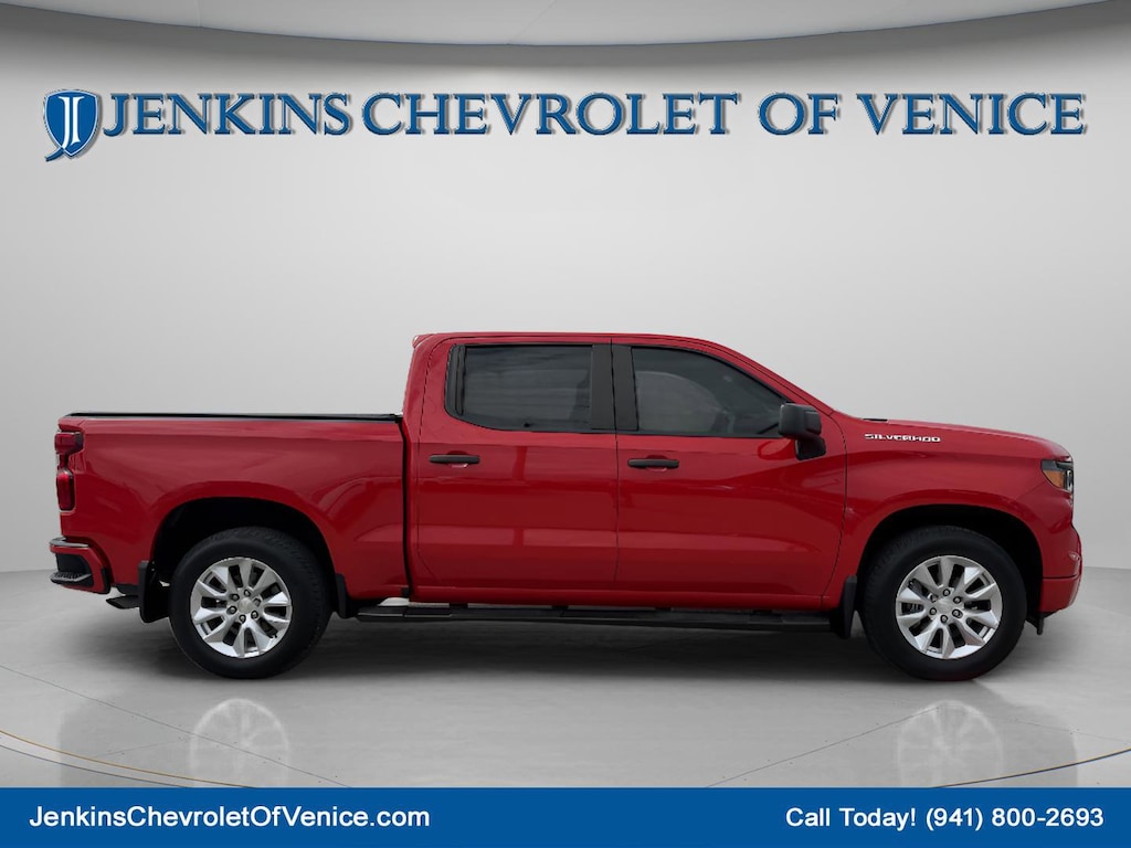Certified 2022 Chevrolet Silverado 1500 Custom Truck Crew Cab