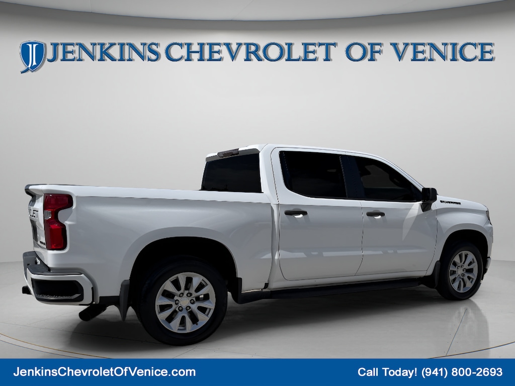 Used 2021 Chevrolet Silverado 1500 Custom Truck Crew Cab