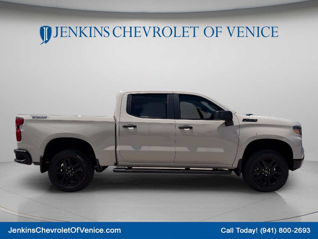 New 2026 Chevrolet Silverado 1500 Custom Trail Boss Truck Crew Cab