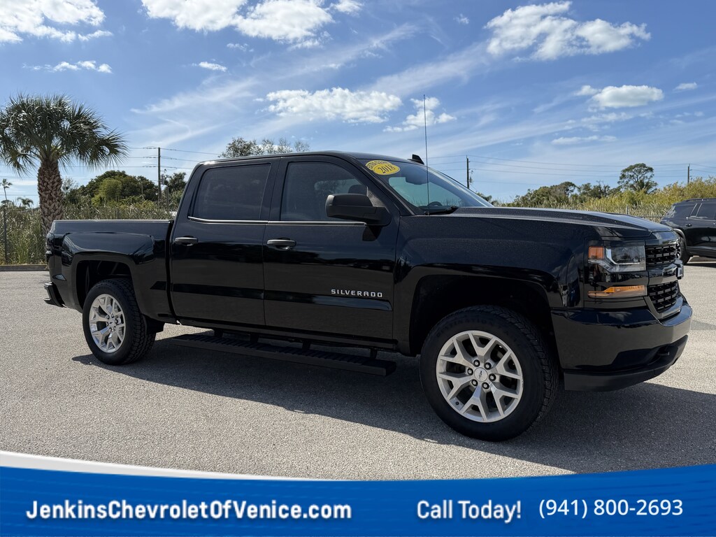 Used 2018 Chevrolet Silverado 1500 Silverado Custom Truck Crew Cab