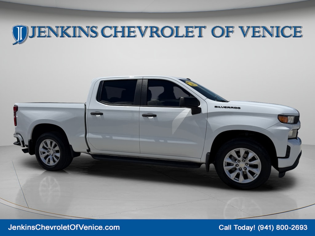 Used 2021 Chevrolet Silverado 1500 Custom Truck Crew Cab