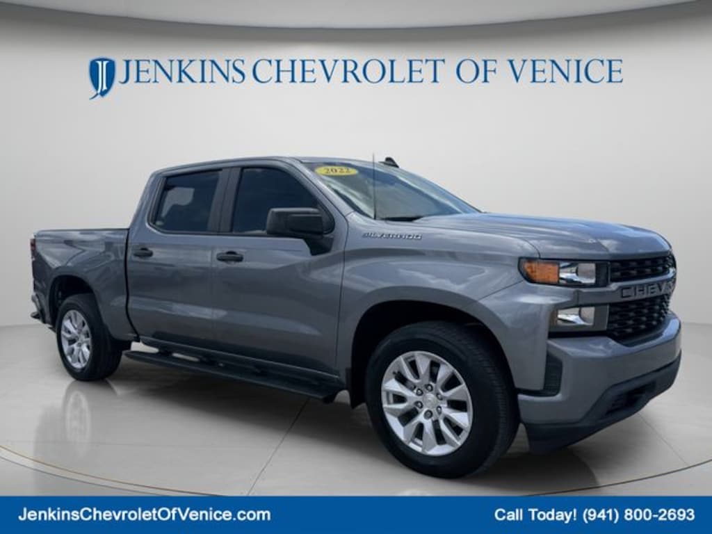 Used 2022 Chevrolet Silverado 1500 LTD Custom Truck Crew Cab