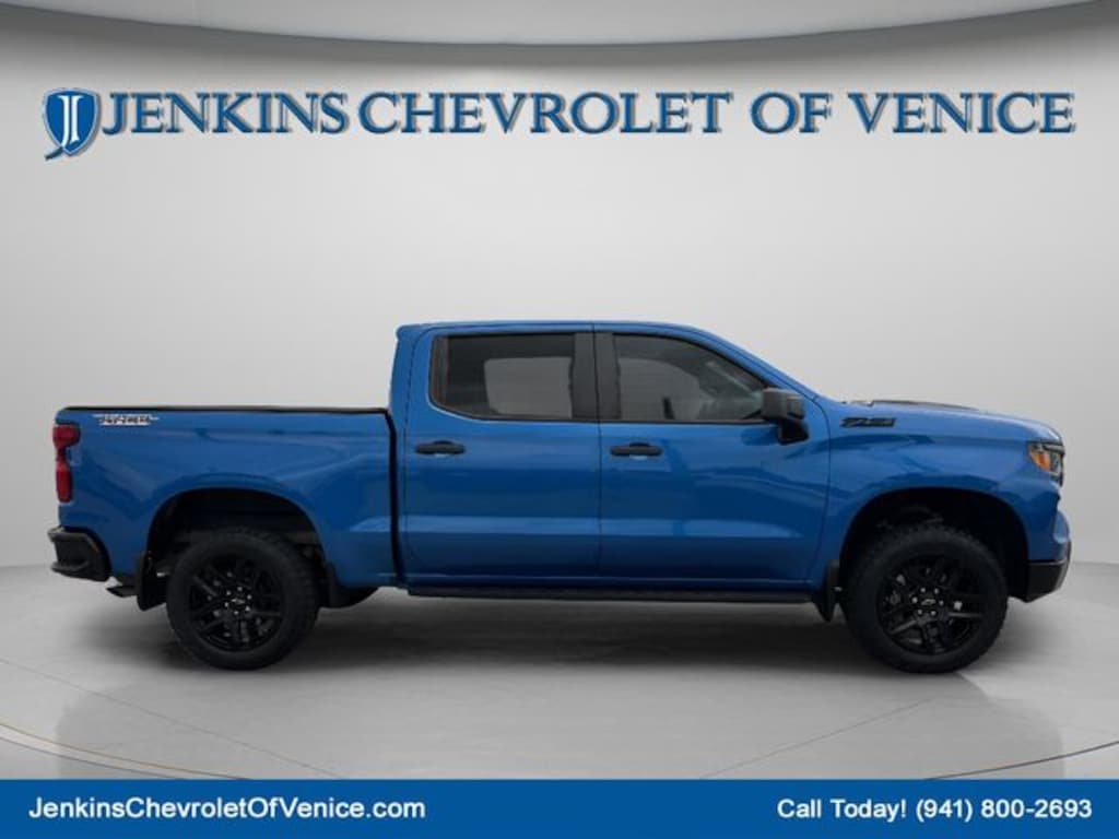 Certified 2023 Chevrolet Silverado 1500 Custom Trail Boss Truck Crew Cab