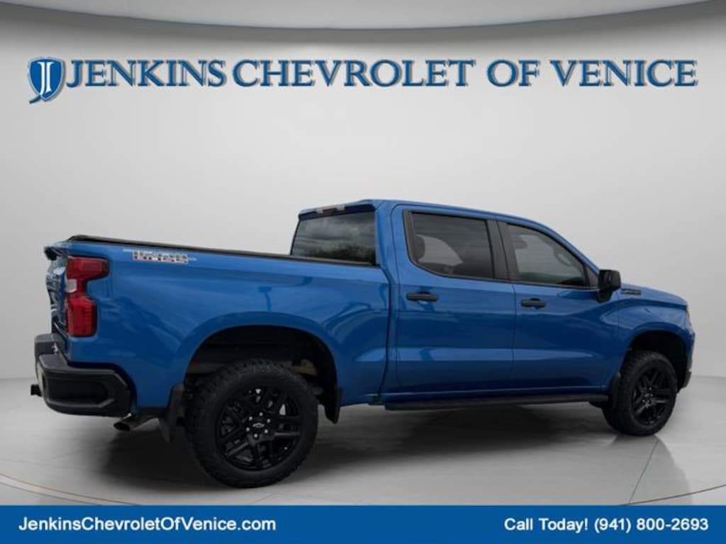 Certified 2023 Chevrolet Silverado 1500 Custom Trail Boss Truck Crew Cab