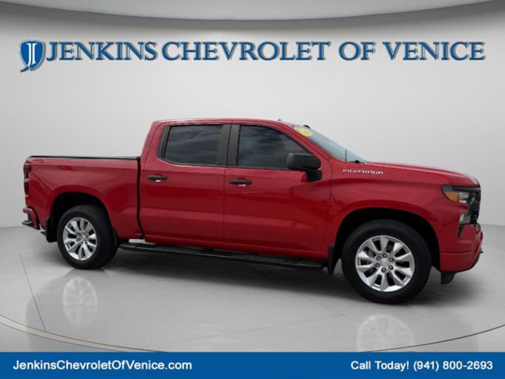 Certified 2022 Chevrolet Silverado 1500 Custom Truck Crew Cab