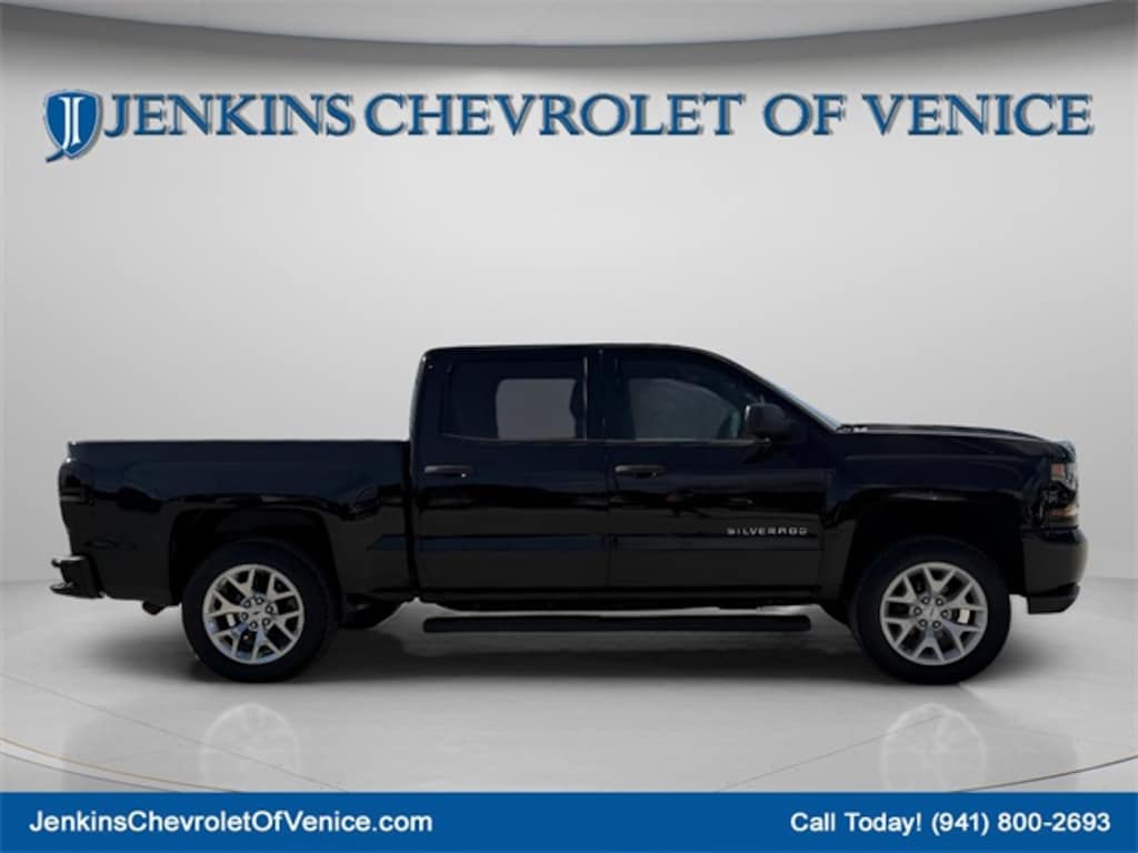 Used 2018 Chevrolet Silverado 1500 Silverado Custom Truck Crew Cab