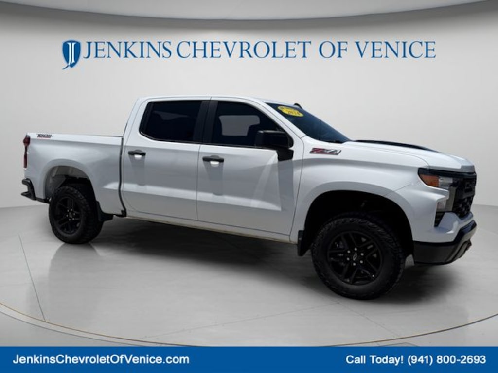 Used 2024 Chevrolet Silverado 1500 Custom Trail Boss Truck Crew Cab