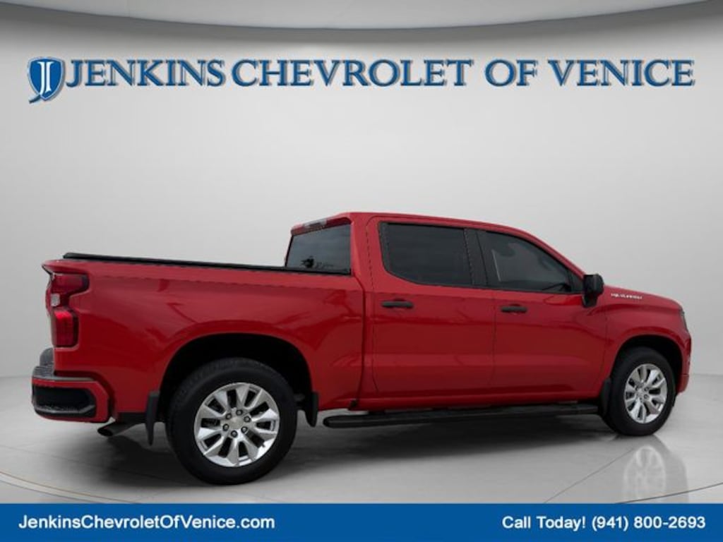 Certified 2022 Chevrolet Silverado 1500 Custom Truck Crew Cab