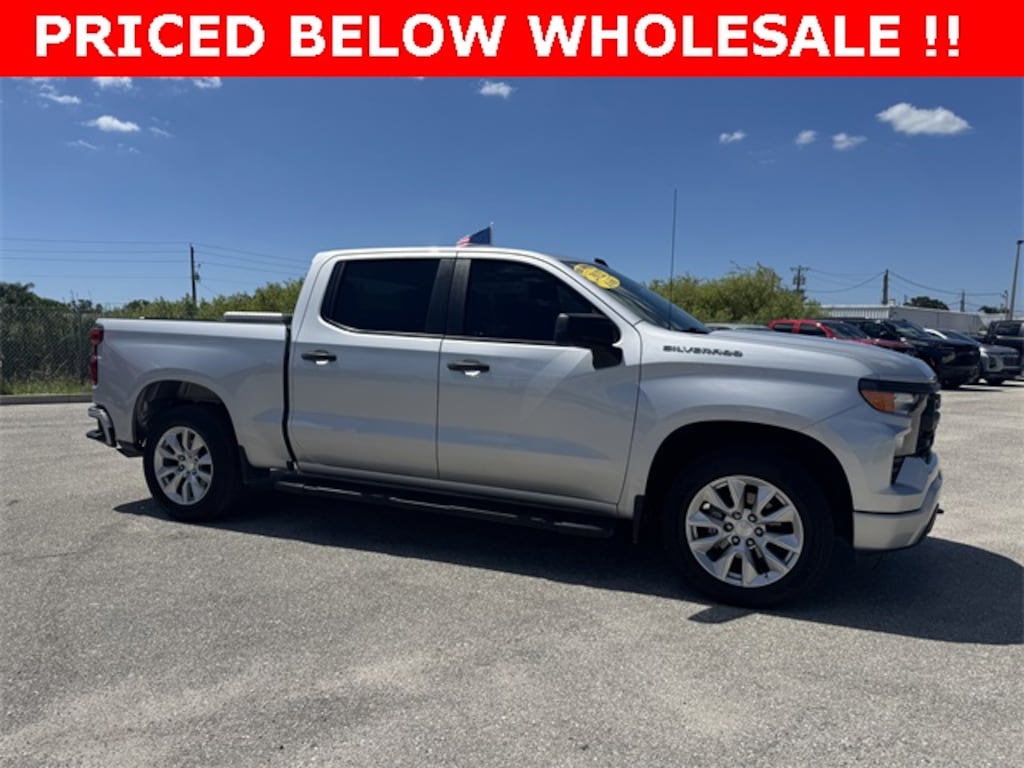 Used 2022 Chevrolet Silverado 1500 Custom Truck Crew Cab