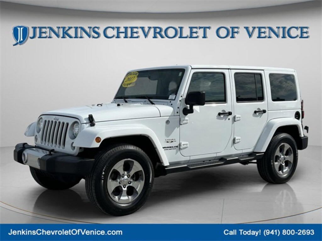 Used 2017 Jeep Wrangler JK Unlimited Sahara 4x4 SUV