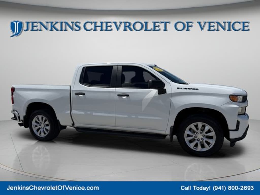 Used 2021 Chevrolet Silverado 1500 Custom Truck Crew Cab