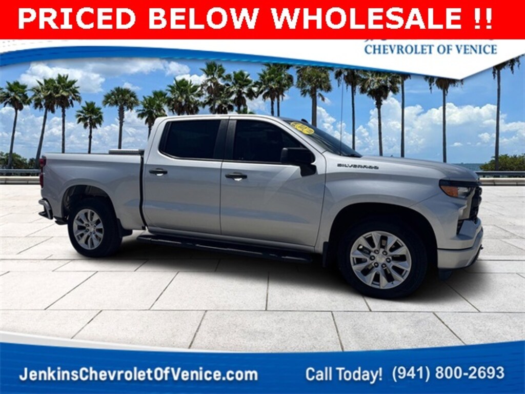 Used 2022 Chevrolet Silverado 1500 Custom Truck Crew Cab