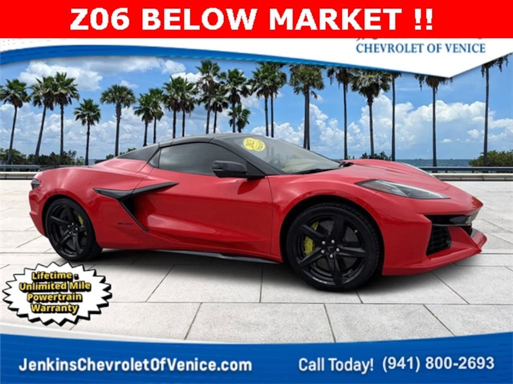 Certified 2023 Chevrolet Corvette Z06 3LZ Convertible