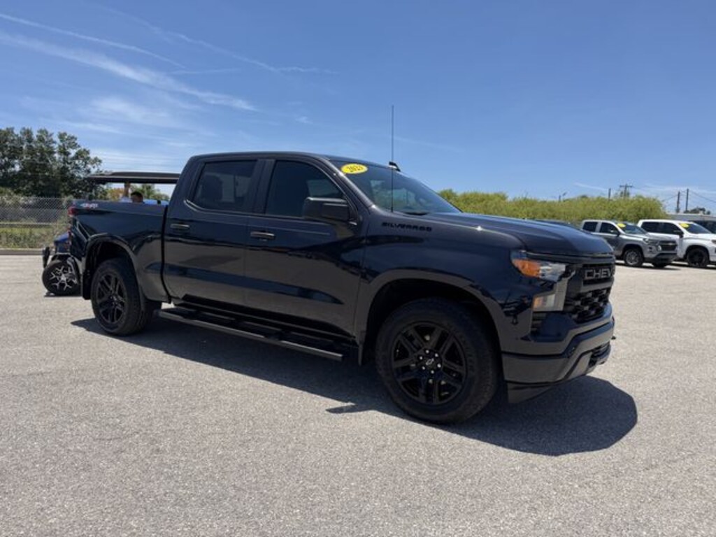 Certified 2023 Chevrolet Silverado 1500 Custom Truck Crew Cab